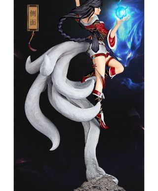 League of Legends Ahri Limited Statue Resin Action Figure Nine - Tailed Fox Model 3