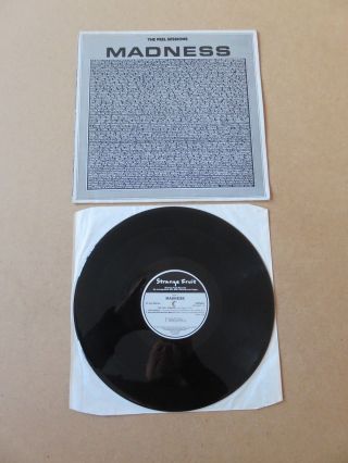 Madness The Peel Sessions Strange Fruit 12 " Rare Uk 1st Pressing Sfps007