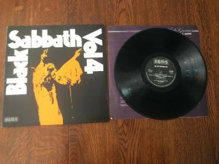 Rare Black Sabbath Vol 4 Holland Pressing Vinyl Record Ozzy