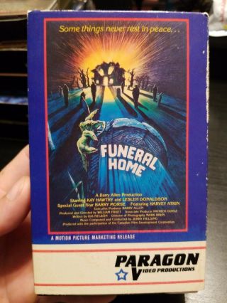 Funeral Home Betamax Beta Paragon Cult Horror Mega Rare Holy Grail