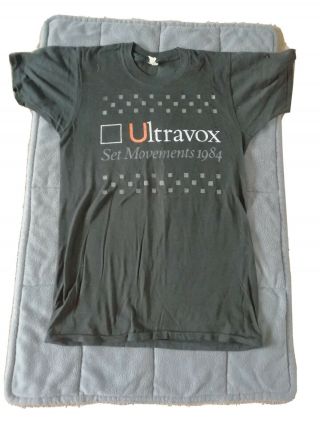 Ultravox Vintage 1984 Set Movements Tour T Shirt Extremely Rare