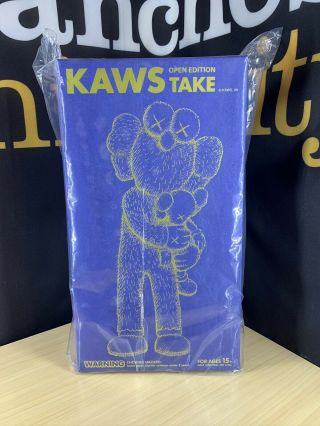 Kaws Companion Blue “take” In Hand - Kawsone - Fast Ship