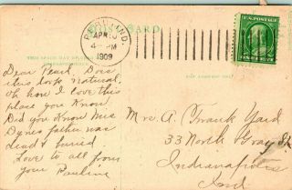 Antique Postcard PERU Indiana 