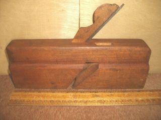 S188 Antique Wood Molding Plane Ohio Tool Co.  1 1/8 " Missing One Blade