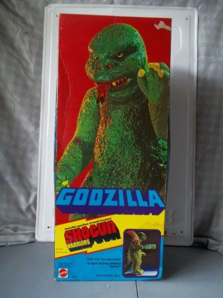 Vintage 1977 Mattel Shogun Warriors Godzilla With / Box