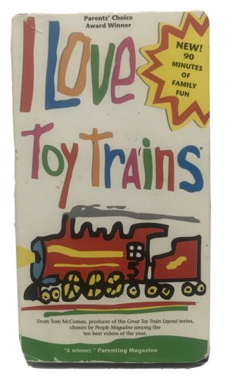I Love Toy Trains Vhs 1997 Rare Vintage Collectible - Ships N 24 Hours