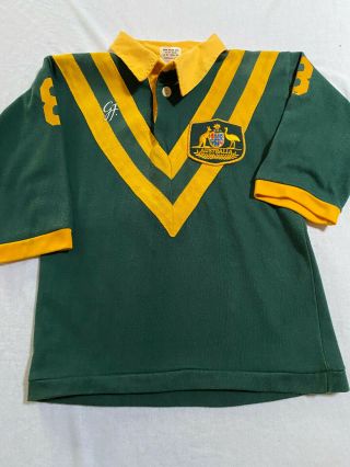 Australia Rugby League Good Fellows Vintage Jersey Kids Rare Made In Australia