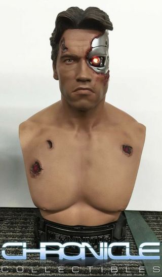 Rare Chronicle Collectibles Terminator Genisys 1/2 Battle Bust