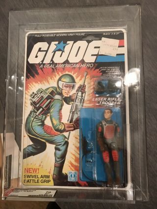 Set Of Two Vintage 1982 And 1984 G.  I.  Joe Figures Moc: Flash And Mutt & Junkyard