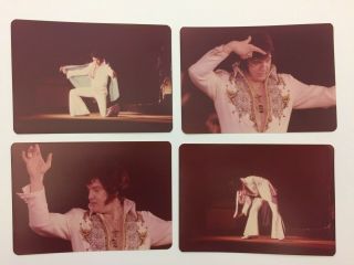 Elvis Rare Vintage 50,  Yrs Kodak Photo On Stage Authentic Stamped