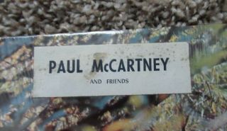 Beatles Vintage 1971 U.  S.  Paul Mccartney & Wings " Wild Life " Lp W Rare Sticker