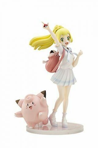 Pokemon Center Japan Limited Figure Lillie & Clefairy 1/8 Japanese