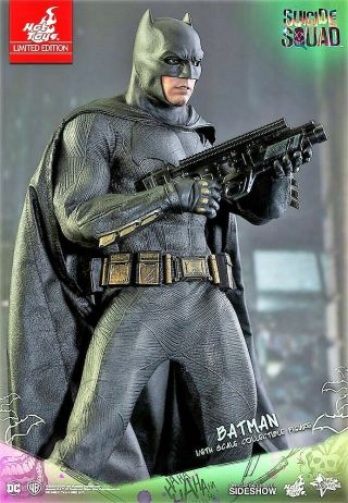 Hot Toys Batman Suicide Squad 1/6 12 " Exclusive Ben Affleck Usa
