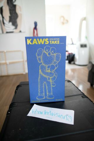 Very Limited Kaws Take Blue Figure Companion Blue 100 Authentic Trusted Seller
