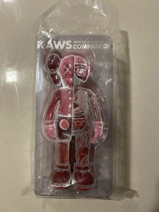 Kaws Flayed Dissected Blush Red Companion - 100 Authentic