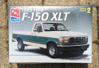 Rare Nos Factory 1995 Ford F - 150 Xlt Pickup Truck Kit By Amt