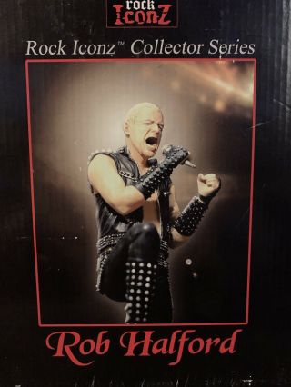 Rob Halford Rock Iconz Collector Series Number 67 Of 3000 Never Been Displayed.