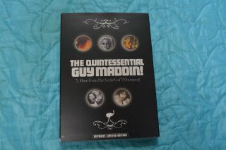 The Quintessential Guy Maddin Rare 4 - Disc Dvd Box Set Of 5 Films With Postcards