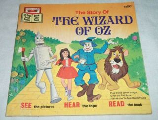 Vtg 1978 Walt Disney Storyteller The Story Of The Wizard Of Oz Cassette Book