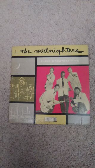 The Midnighters Lp Their Greatest Hits Rare Red Cover Federal