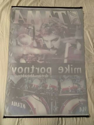 Rare Vintage TAMA Drums Mike Portnoy Dream Theater Cloth Poster Banner 3