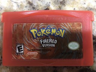 Pokemon Fire Red Version Nintendo Gameboy Advance Authentic Rare