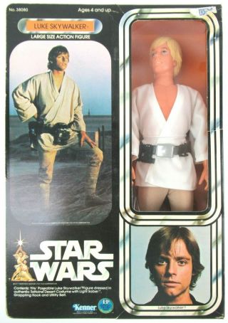 Vintage Star Wars 12 " Luke Skywalker Action Figure 1977 Kenner