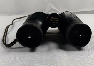 RARE Nikon Travelite III 9x25 5.  6 Degree Mini Binoculars With Case Bag 2
