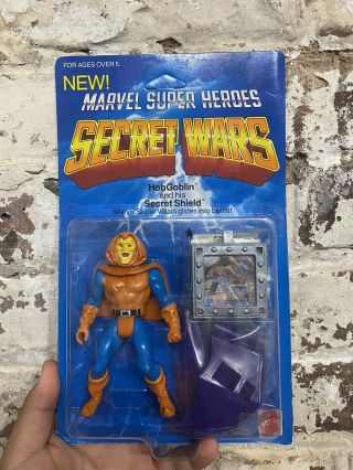 1984 Marvel Heroes Secret Wars Hobgoblin And His Secret Shield By Mattel