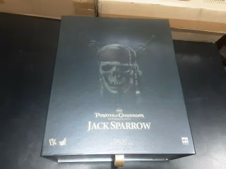 Hot Toys Sideshow 12 Inch 1/6 Scale Dx06 Pirates Of The Caribbean Jack Sparrow