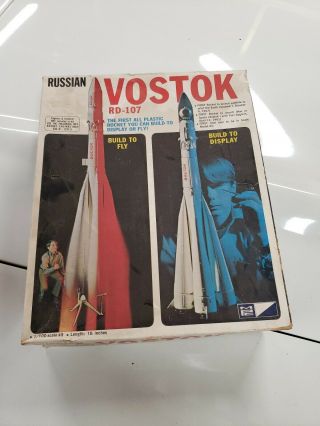 Vintage Russian Vostok Rd 107 Model Rocket Mpc 1/100 Rare
