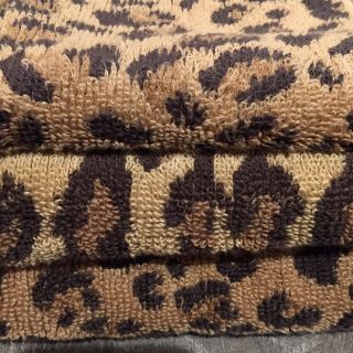 ❤️ Rare Pottery Barn Cheetah Leopard Bath Towels - Hand And Washcloth Set