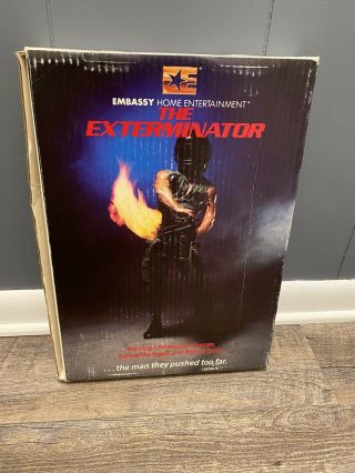 Rare Horro Vhs Video Store Promo - The Exterminator/the Soldier