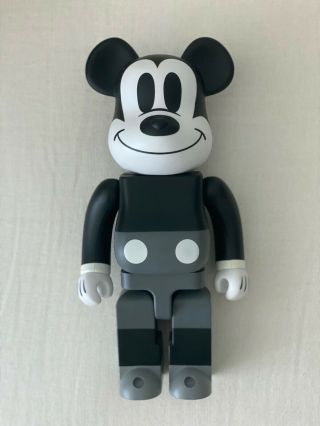 Medicom x Disney Mickey Mouse Bearbrick 400 – Black/White Version Be@rbrick 3