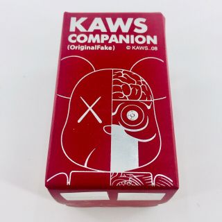 Rare Originalfake Kaws Companion Dissected Red Medicom Bearbrick Be@rbrick