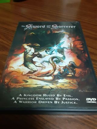 The Sword And The Sorcerer Dvd 1982 Rare 2001 Anchor Bay Artwork Insert Rare Oop
