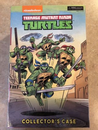 Neca Sdcc 2017 Teenage Mutant Ninja Turtles Exclusive Action Figures With Case