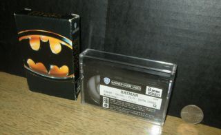 Rare Batman Vtg Digital 8 - Mm Video Cassette Tape Michael Keaton Jack Nicholson