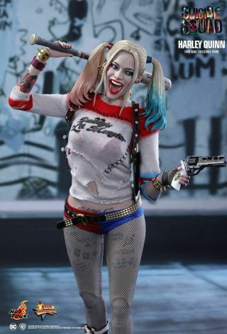 Harley Quinn Hot Toys Mms383 Suicide Squad 1/6 Scale Figure Margot Robbie