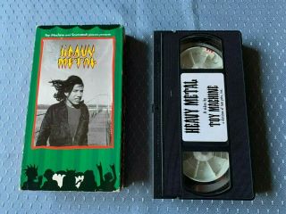 Toy Machine And Scumtash Presents Heavy Metal Vhs Tape Rare Skateboarding