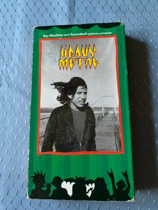 Toy Machine And Scumtash Presents Heavy Metal VHS Tape Rare Skateboarding 2