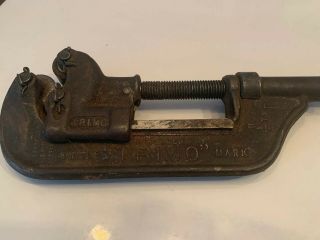 Antique Trimo No.  2 Heavy Duty Pipe Cutter 1/4 To 2 " Roxbury Mass - Us - 17.  5 " L