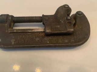 Antique TRIMO No.  2 Heavy Duty Pipe Cutter 1/4 to 2 