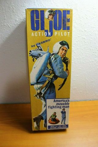 1964 Vintage Gi Joe - Action Pilot - Triple Tm Box With Paperwork & Stickers