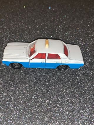 Vintage Tomica Toyota Crown Taxi - Blue / White Toy Car Japan