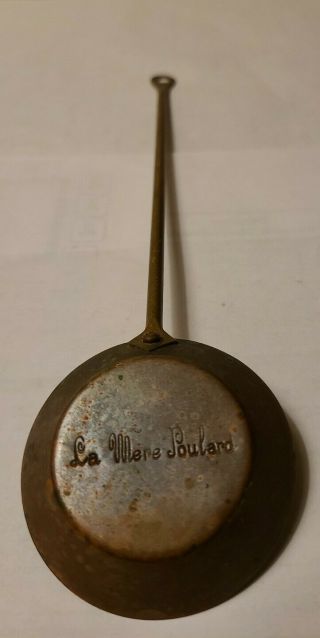 Antique La Mere Poulard Copper Ladel Spoon