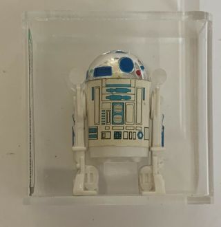 Vintage Kenner Star Wars 1977 Loose R2 - D2 Dark Blue - Afa Graded 85