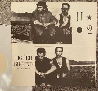 Rare U2 Vinyl Live Boot 2 Lps - Higher Ground - 1987 Sweden - Exc