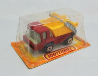 " Matchbox Superfast No37 Skip Truck In " Very Rare French Bubble "
