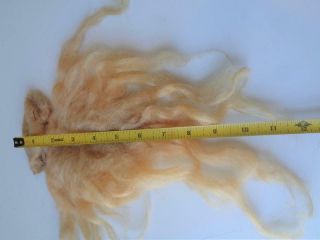 Antique 1930s 1940s 1950s BLONDE Mohair Doll Wig Size 10 